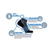 Thirty48 Performance Compression Low Cut Running Socks for Men and