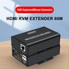 4K HDTV 120M KVM Extender HDMI Compatible USB Extender, CAT6