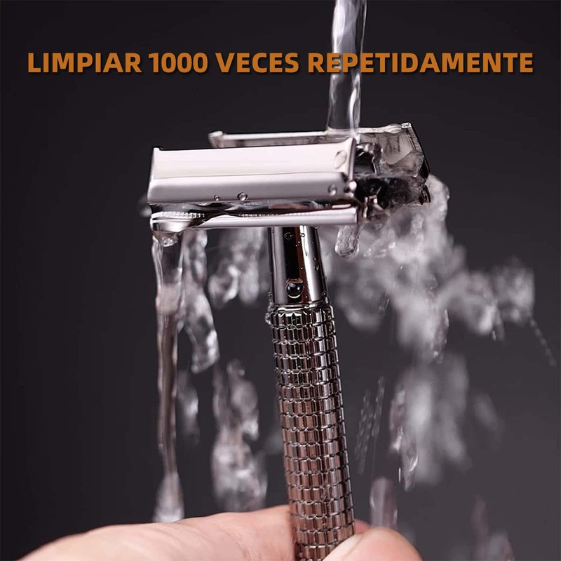 MITEGELO Rastrillo para Afeitar Hombre, Maquinilla de afeitar, Sets de
