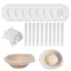 100 Pcs Disposable Non Woven Banneton Liners Non Stick Bread