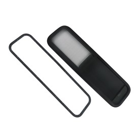 labwork 42inch W x 12inch H RV Horizontal Slide Window Suitable for Camper Cargo Trailer - Tempered Glass with Screen DOT Certified