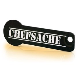 Einkaufswagenlöser Chefsache/Shopping Trolley Extractor - Includes 1 Year Key Finding Service/Shopping Trolley Token Removable/Shopping Trolley Token for Pull Out/Metal Keyring / 1 Piece