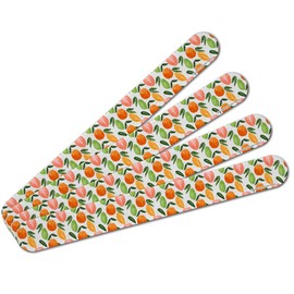 Citrus Medley Lemons Limes Oranges Double-Sided Nail File Emery Board Set 4 Pack