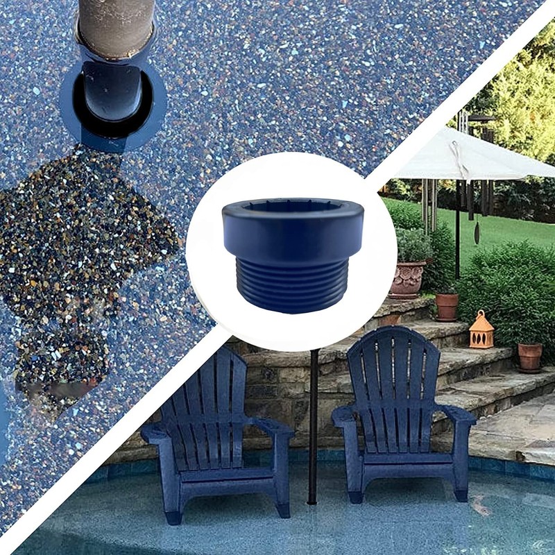 JILINWEI Pool Umbrella Stabilizer Adapter,Threaded Adapter Sleeves ONLY Fits for