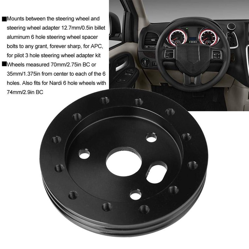 Nikou Steering Wheel Rest Spacer Spacer for 3-Hole High Precision