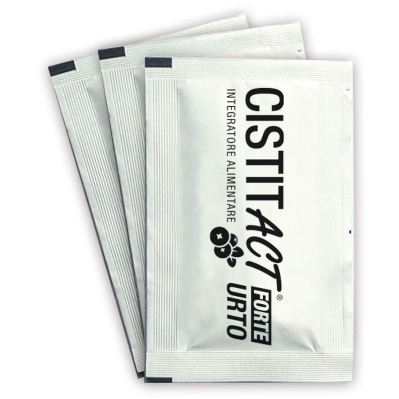 Cistit Act Forte Urto, Integratore Alimentare per Vie Urinarie, 14