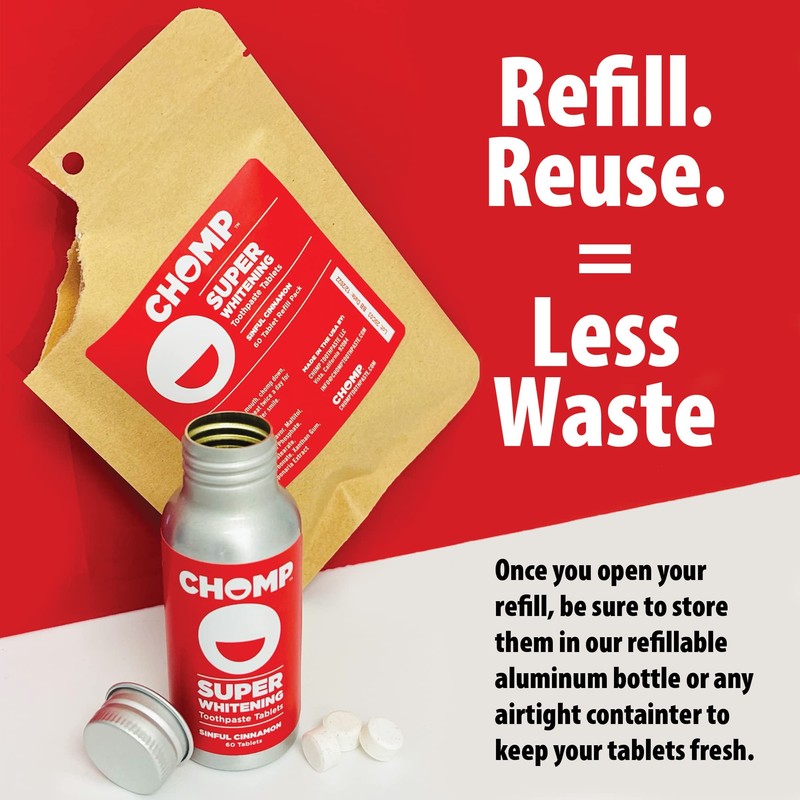 Chomp Toothpaste Tablets Refill Cinnamon