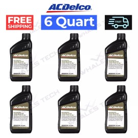 ACDelco ATF Type III (H) Automatic Transmission Fluid 6 Quart (10-9240)
