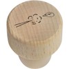 19mm 'Smart Fart' Wooden Bottle Stopper/Cork (BS00020104)