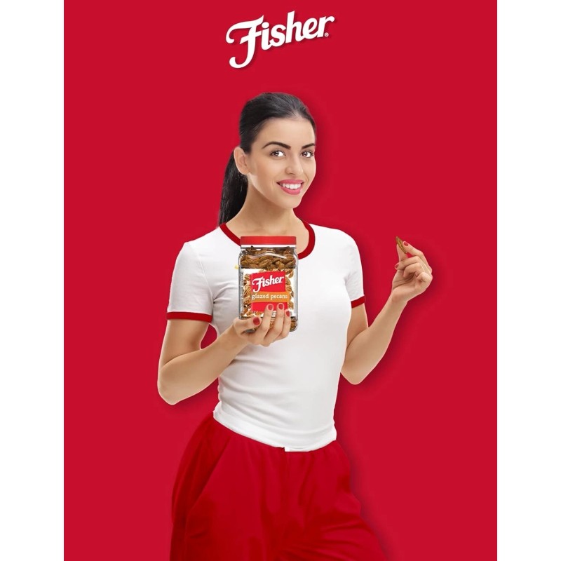 Fisher Snack Glazed Pecans, Made with Whole Mammoth Candied Pecans,