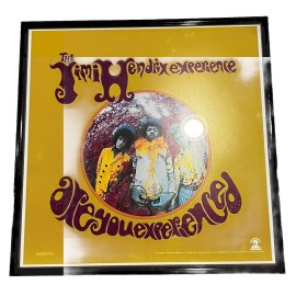 JIMI HENDRIX EXPERIENCE Are You METAL PLEXIGLASS FRAME 12” Album Cover *No LP*