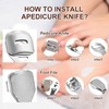 Foot File & Callus Remover,Heavy - Duty Pedicure Tool with