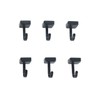WENKO Jet Magnetic Hooks Set of 6 Practical Hooks in