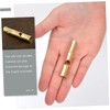 Kisangel 5sets Loud Clear Keychain Whistle Brass Emergency Referee for