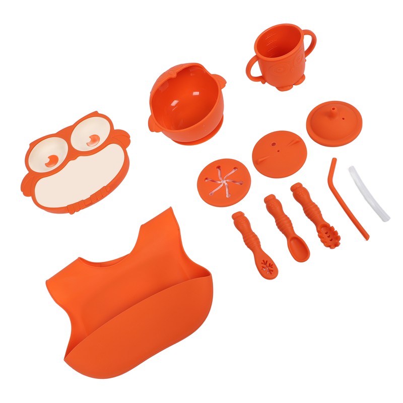 Baby Led Weaning Supplies Owl Shape Teether Safety Strong Suction