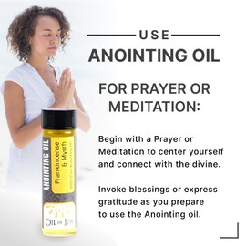 Anointing Oil-Frankincense & Myrrh-1/4oz (Pack of