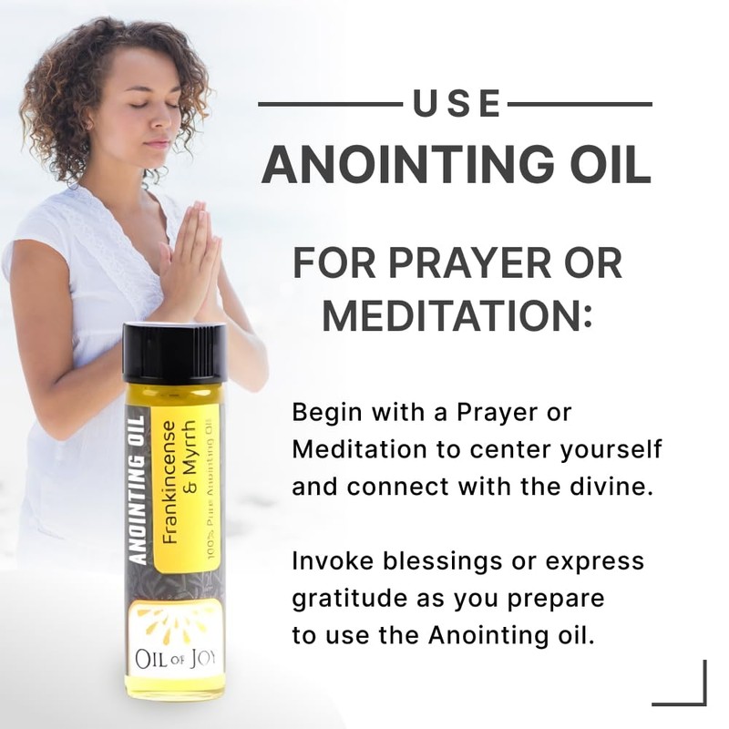 Anointing Oil-Frankincense & Myrrh-1/4oz (Pack of
