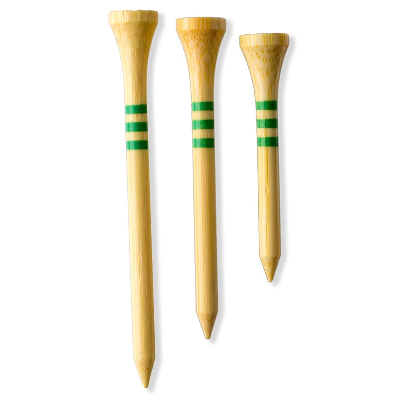 Bamboo Golf Tees Mixed Sizes | Strong Sustainable Biodegradable |