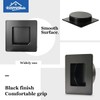 HOMOTEK 2-3/4 Inch Square Recessed Sliding Closet Door Finger Pulls,