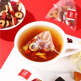 Red Date,Goji Berry,Longan Blend Herbal Tea 10.58oz/300g， Longan Jujube Wolfberry Fruit Tea，wolfberry longan red date tea