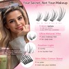 Goddvenus Lash Clusters Wispy 9-14mm Eyelash Clusters Natural DIY Cluster