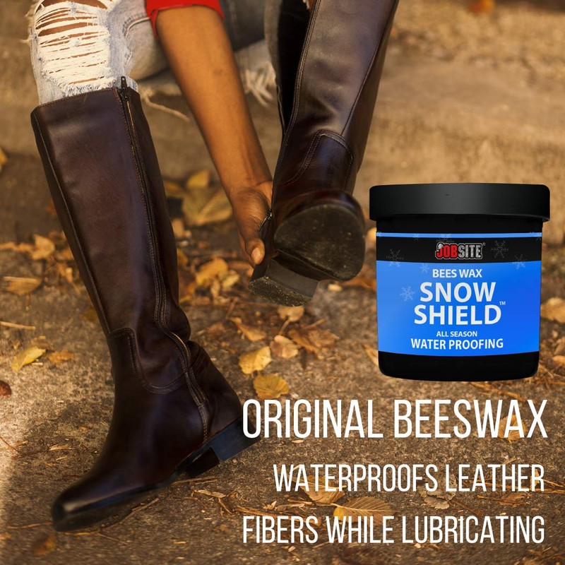 JobSite Snow Shield Waterproof Beeswax - Original Formula - Leather
