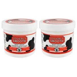 Udderly Smooth Udder Cream, Skin Moisturizer, 12 Ounce Jar (Pack of 2)