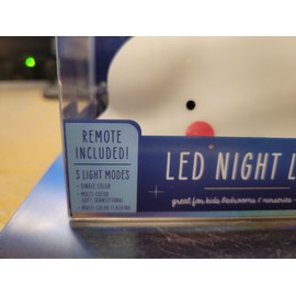 iLogic Led Night Light with 3 Light Modes and 12 changing colors+Remote Control.