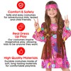 Morph Morph Hippie Kostüm Kinder, Hippie Kostüm Mädchen, Hippi Kostüm