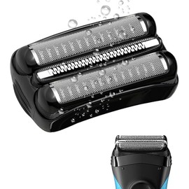 21B Shaving Head Compatible with Braun Series 3, Shaving Head for Braun S3, 21B Replacement Head for Braun Series 3 Shaver Accessories S3300 S3310 S3320