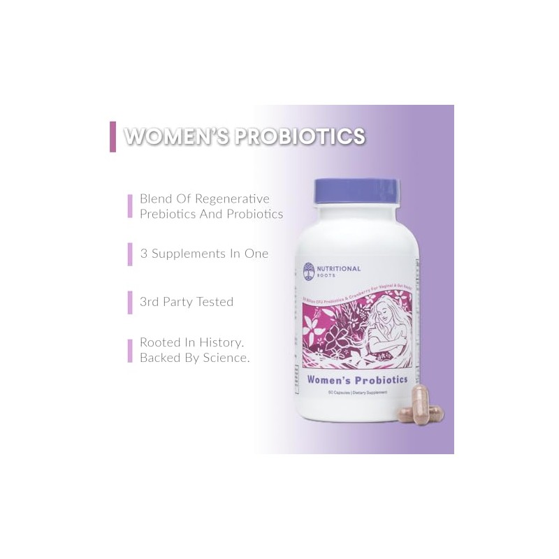 Nutritional Roots- Probióticos de la Mujer para la Salud Vaginal