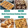 TeamFar Baking Sheet Set of 3, 16/12.5/9.3 Inch Stainless Steel