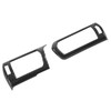 2pcs Air Conditioner Vent Outlet Trim Cover Carbon Fiber Interior