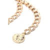 collezione alessandro Kora Simple Chain Link Belt with Coin End,