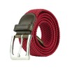 Gelante Canvas Elastic Fabric Woven Stretch Multicolored Braided Belts 2041-RD-S