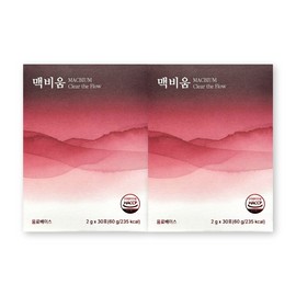 MacVium 2g / 맥비움 2g X 30포 2박스 경성건강원 나토균 홍국 항산화 영양제