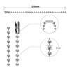 LIKENNY Ball Chain with Connector, Key Chain, Key Chain, Total