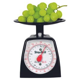 Starfrit Mechanical Kitchen Scale - 11 lb / 5 kg Capacity - Black