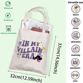 Villain Ursula Inspired Gift In My Villains Era Tote Bag Bad Girls Gift Villain Matching Handbag Sea Witch Fans Gift (Ursula ERA CA)