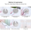 Silicone Back Scrubber for Shower, Exfoliating Body Scrubber with Handle,