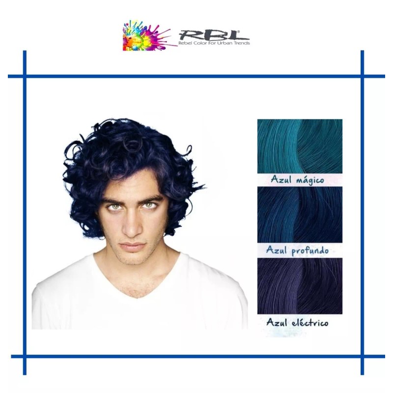 Nutrapel Rbl Tinte Profesional Semipermanente Fantasía Gama Azul 90g