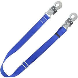UIANSP Fall Protection Lanyard, Tree Climbing Belt Restraint Lanyard,Safety Belt Adjustable,from 4-Feet to 6-Feet Outdoor Tree Climbing Belt Restraint Lanyards (Blue)