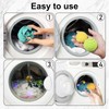 Pack of 15 Washing Machine Washing Balls, Rubber Dryer Balls,