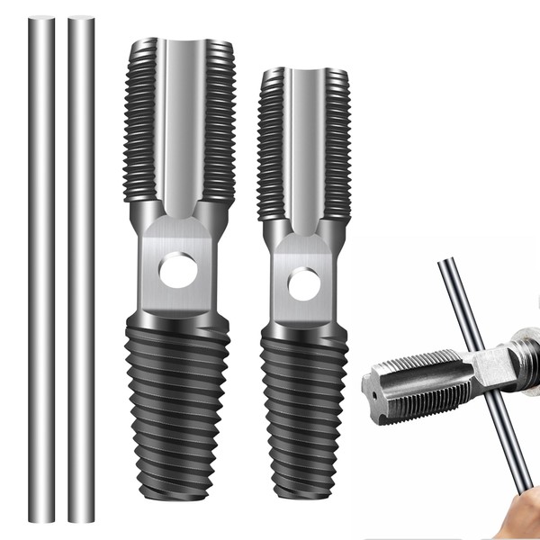 2-in-1 Screw Extractor Set, 1/2 Inch and 3/4 Inch, Double