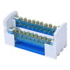 Terminal Distribution Box, Din Rail Mount 125A / 500V 2x11