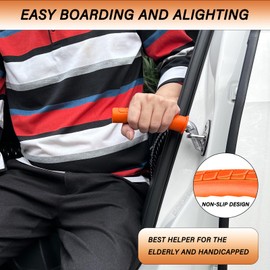 EILITWAY 2 Pack Car Handle Assist for Elderly Car Door Handle for Easy Sit to Stand Assistance Auto Grab Bar Cane Support Aid Daily Mobility Assistive Device for Elderly, Seniors, and Handicap