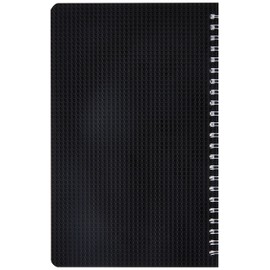 Blueline 2024 DuraFlex Weekly Planner, Appointment Book, 12 Months, January to December, Twin-Wire Binding, 8" x 5", Bilingual, Black (C5075V.81BT-24)