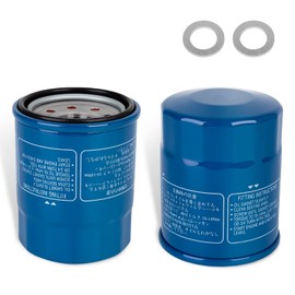 Oil Filter 15400-PLM-A02 15400-PLM-A01 Compatible with Hon da GX610 GX620 GX630 GX660 GX670 GX690, Accord, CR-V, Civic, Acura, Pilot, Odyssey Engine, Replaces 15400-P0H-305PE 15400-PLM-A02PE, 2 Pack