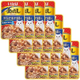 Inaba Gold Dashi, Tuna & Bonito Flakes, 1.4 oz (40 g), Set of 16