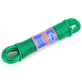 Everlasto 25m 'Orient' PVC Clothes/Washing Line 4.8mm Thick - Green
